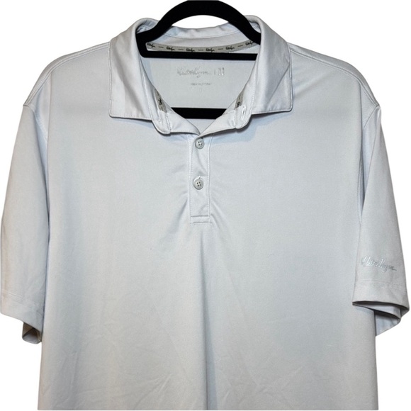Walter Hagen Men’s Birdseye Performance 11 Polo Size Large in White - Picture 2 of 7